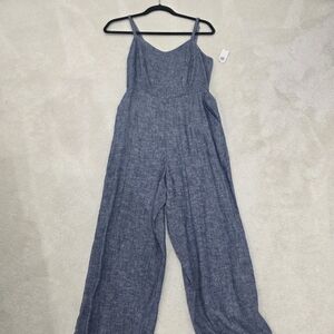 Old Navy Chambray Blue Jumpsuit